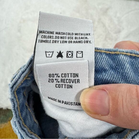 Lovers and Friends Reece High Rise Rigid Destroyed Straight Jeans - Picture 10 of 11